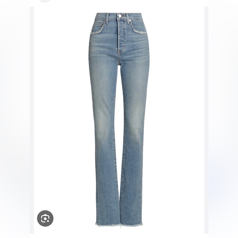 Veronica Beard Light Blue Straight Leg Jeans